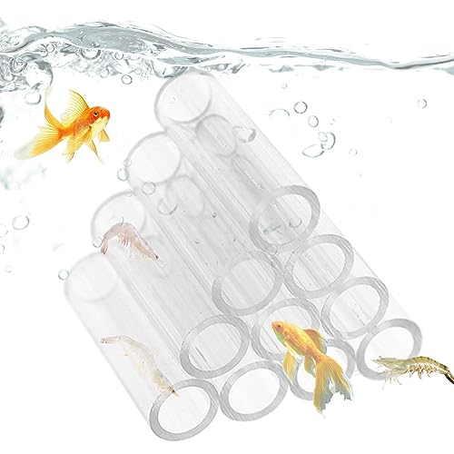 Garnelen-Zuchtröhrchen – Unterstand aus Acrylkristall, für kleine Garnelen, Höhlenzucht von Garnelen im Aquarium, Unterschlupf in Lebensräumen für Garnelen-Zuchtröhrchen – Unterstand aus Acrylkristall, für kleine Garnelen, Höhlenzucht von Garnelen im Aquarium, Unterschlupf in Lebensräumen für von Fulenyi
