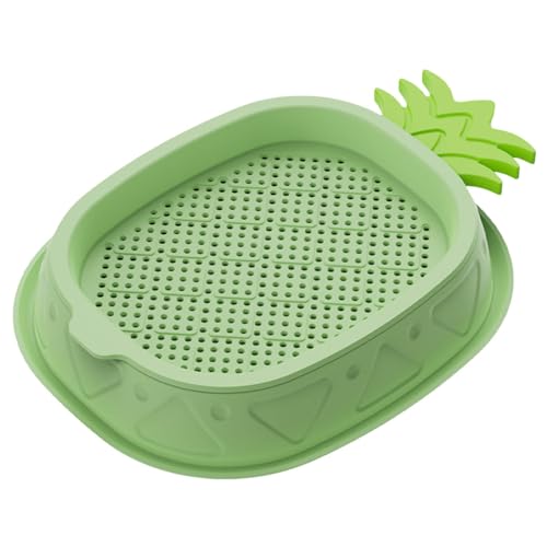 Graswanne für Katzen, Hydrokulturbehälter für Katzen, Grasbehälter für Katzen, Keimschale mit Ananas-Design, Pflanzentopf von Fulenyi