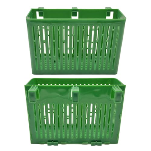 Halterung für Aquarienpflanzen, Blumentopf für Wasserpflanzen, 2 Stück, hängender Blumentopf für Aquarienpflanzen mit großer Kapazität, einfache Installation mit 3 Clips, Halterung für Aquarienpflanzen, Blumentopf für Wasserpflanzen, 2 Stück, hängender Blumentopf für Aquarienpflanzen mit großer Kapazität, einfache Installation mit 3 Clips, von Fulenyi