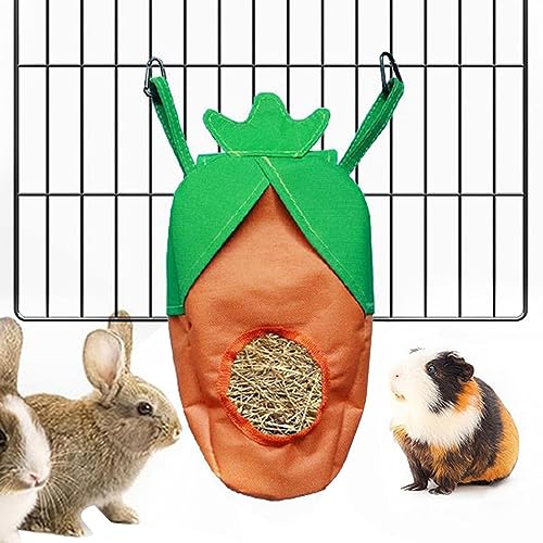 Hay Feeder Einkaufstasche - Hängen Sie Heuspender für Hasen | Wiederverwendbare Futterspender für Kaninchen zum Aufhängen von Heu für Kaninchen, Schweine und Igel Fulenyi von Fulenyi