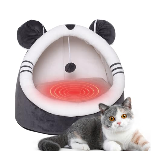Hundebett für Höhlenhunde – schönes Bett für Hunde halbgeschlossen für kleine Hunde mit Ball aus Plüsch – bequemes Versteck für Katzen, bequemes Hundehöhle für Haustiere Hundebett für Höhlenhunde – schönes Bett für Hunde halbgeschlossen für kleine Hunde mit Ball aus Plüsch – bequemes Versteck für Katzen, bequemes Hundehöhle für Haustiere von Fulenyi
