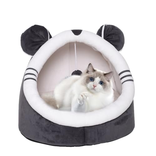 Hundebett überdacht, schönes halbgeschlossenes Hundebett für kleine Hunde mit Plüschball – bequemes Versteck für Katzen, bequemes Hundebett für Haustiere, Hundebett überdacht, schönes halbgeschlossenes Hundebett für kleine Hunde mit Plüschball – bequemes Versteck für Katzen, bequemes Hundebett für Haustiere, von Fulenyi