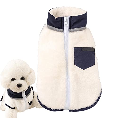 Hundemantel für kaltes Wetter, winddichter Hunde-Wintermantel, Stepp-Hundejacke, dickes Plüschfutter mit Aufbewahrungstaschen, für kleine, mittelgroße und extra große Hunde Hundemantel für kaltes Wetter, winddichter Hunde-Wintermantel, Stepp-Hundejacke, dickes Plüschfutter mit Aufbewahrungstaschen, für kleine, mittelgroße und extra große Hunde von Fulenyi