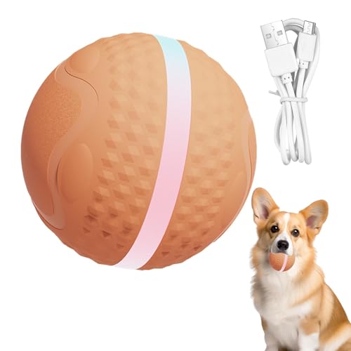 Interaktives Spielzeug für Welpen, interaktives Hundespielzeug, Hundespielzeug, Ball für Hunde, wasserdicht, USB-Aufladung, selbstfedernder Ball mit Bewegungssensor von Fulenyi