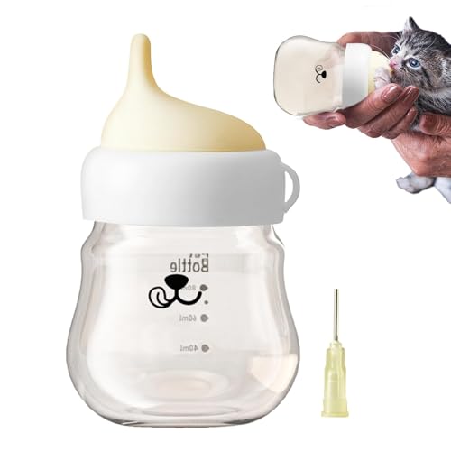 Kätzchen-Flasche, Haustier-Futterflasche - Welpen-Futterspender, Anti-Erstickungsschutz für kleine Tiere, Stillflasche,Verstellbarer Futterspender für Kätzchenmilch, Kätzchen-Flasche, Haustier-Futterflasche - Welpen-Futterspender, Anti-Erstickungsschutz für kleine Tiere, Stillflasche,Verstellbarer Futterspender für Kätzchenmilch, von Fulenyi
