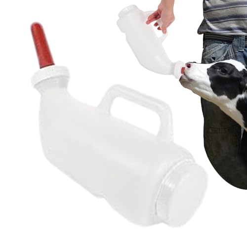 Kalbsmilchflasche – Mehrzweck-Lammmilch-Eimer-Ziegenmilchflasche, tragbare Schaf-Stillflasche, Milchfuttereimer für Nutztiere, Kälber, Lämmer, Schweine Kalbsmilchflasche – Mehrzweck-Lammmilch-Eimer-Ziegenmilchflasche, tragbare Schaf-Stillflasche, Milchfuttereimer für Nutztiere, Kälber, Lämmer, Schweine von Fulenyi