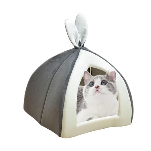 Katzenbett, Hundebett | Weiches Haustierbett | Katzenbett für den Innenbereich | Kuschelhöhle für Katzen | Plüsch-Zelthaus für Haustiere, Haustierbett Katzenbett, Hundebett | Weiches Haustierbett | Katzenbett für den Innenbereich | Kuschelhöhle für Katzen | Plüsch-Zelthaus für Haustiere, Haustierbett von Fulenyi