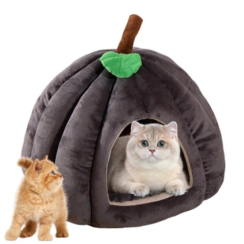 Katzennisthaus,Halloween-Katzenbett | Kürbisförmige Hausbetten für Haustierkätzchen - Heimtierbedarf, bequemes Haustierhöhlenbett für Zuhause, Tierhandlung Katzennisthaus,Halloween-Katzenbett | Kürbisförmige Hausbetten für Haustierkätzchen - Heimtierbedarf, bequemes Haustierhöhlenbett für Zuhause, Tierhandlung von Fulenyi