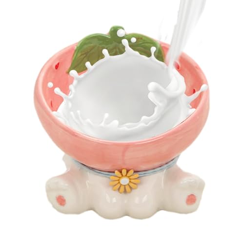 Keramik geneigte Katzennapf | Keramik geneigte Futternäpfe mit Fruchtform | 245 ml rutschfeste Futternäpfe für Haustiere, modische Futternäpfe für Trockenfutter, Nassfutter, Snack Keramik geneigte Katzennapf | Keramik geneigte Futternäpfe mit Fruchtform | 245 ml rutschfeste Futternäpfe für Haustiere, modische Futternäpfe für Trockenfutter, Nassfutter, Snack von Fulenyi