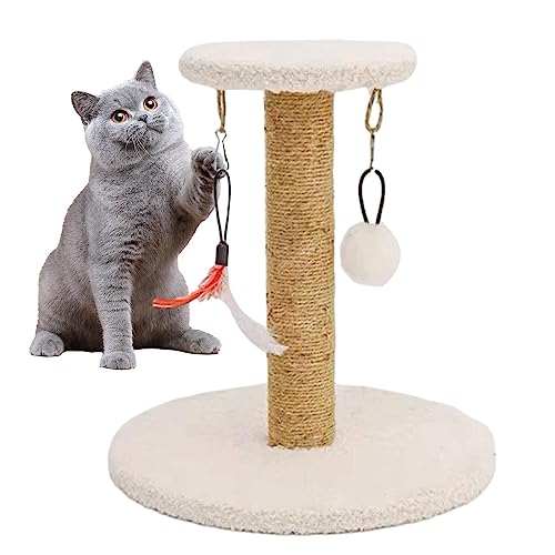 Kratzbaum für Katzen | Kratzbaum für Katzen aus strapazierfähigem Sisal und Flanell mit Bommel | Kratzbaum für Katzen | stabile Basis Kratzbaum für Katzen | Kratzbaum für Katzen aus strapazierfähigem Sisal und Flanell mit Bommel | Kratzbaum für Katzen | stabile Basis von Fulenyi