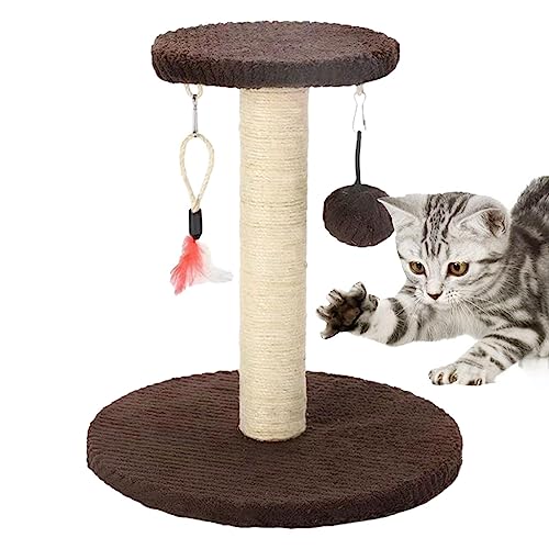 Kratzbaum für Katzen | Kratzbaum für Katzen aus strapazierfähigem Sisal und Flanell mit Bommel | Kratzbaum für Katzen | stabile Basis Kratzbaum für Katzen | Kratzbaum für Katzen aus strapazierfähigem Sisal und Flanell mit Bommel | Kratzbaum für Katzen | stabile Basis von Fulenyi