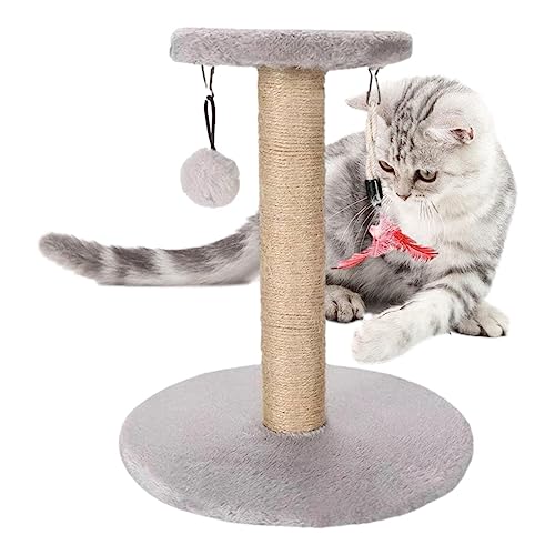 Kratzbaum für Katzen | Kratzbaum für Katzen aus strapazierfähigem Sisal und Flanell mit Bommel | Kratzbaum für Katzen | stabile Basis Kratzbaum für Katzen | Kratzbaum für Katzen aus strapazierfähigem Sisal und Flanell mit Bommel | Kratzbaum für Katzen | stabile Basis von Fulenyi