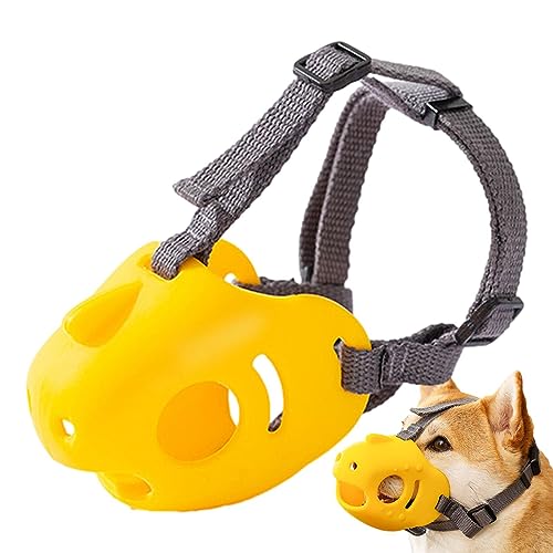 Maulkorb für Hunde | Verstellbarer Zahnschutz aus Silikon für mittelgroße bis große Hunde | Zubehör zum Schutz für Haustiere für die Fellpflege Maulkorb für Hunde | Verstellbarer Zahnschutz aus Silikon für mittelgroße bis große Hunde | Zubehör zum Schutz für Haustiere für die Fellpflege von Fulenyi