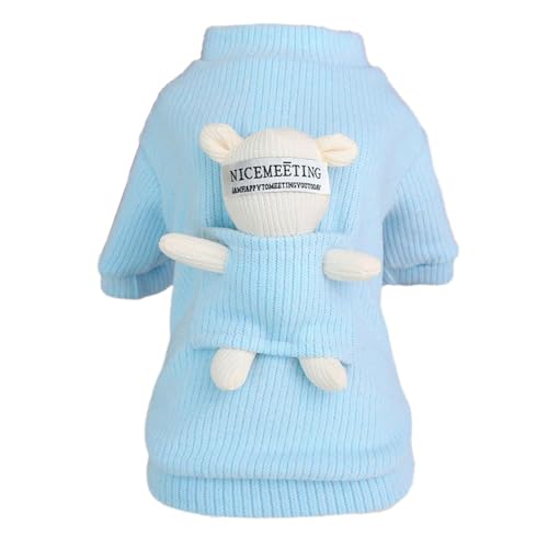 Pullover für kleine Hunde | gestricktes Katzenoutfit mit Rollkragen, warm mit Puppe oder | niedliche und warme Kleidung für Welpen, Strickkleidung für Katzen, Haustierweste für Pullover für kleine Hunde | gestricktes Katzenoutfit mit Rollkragen, warm mit Puppe oder | niedliche und warme Kleidung für Welpen, Strickkleidung für Katzen, Haustierweste für von Fulenyi