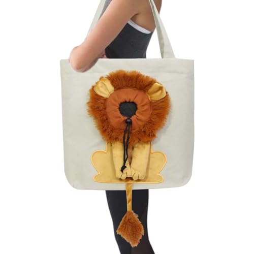 Transporttaschen für Hunde, Leinentasche für Haustiere, Schultertasche aus in Löwenform, elastisches Kordelzug-Design für Haustiere Transporttaschen für Hunde, Leinentasche für Haustiere, Schultertasche aus in Löwenform, elastisches Kordelzug-Design für Haustiere von Fulenyi