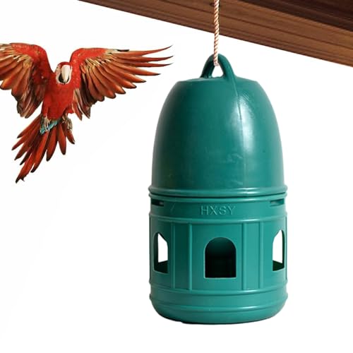 Vogel-Wassertränke, Taubenwasserbehälter, Vogelfutterspender, breite Öffnung, Haustierzubehör mit Griff oben, für Wachteln, Huhn, Papageien, Sittiche, Vogel Vogel-Wassertränke, Taubenwasserbehälter, Vogelfutterspender, breite Öffnung, Haustierzubehör mit Griff oben, für Wachteln, Huhn, Papageien, Sittiche, Vogel von Fulenyi