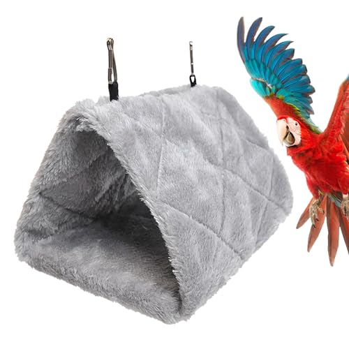 Vogelhängematte – Vogelhaus im dreieckigen Design, warm, Nymphensittiche, Graupapageien, unzertrennliche Wellensittiche, Vogelwärmer, Conure Bett Vogelhängematte – Vogelhaus im dreieckigen Design, warm, Nymphensittiche, Graupapageien, unzertrennliche Wellensittiche, Vogelwärmer, Conure Bett von Fulenyi