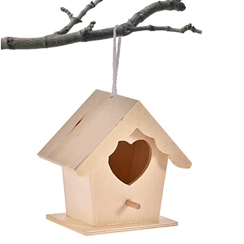 Vogelhäuser | Kolibri-Nester zum Aufhängen im Freien,DIY Bauernhaus Dekoratives Vogelnest Geschenk für Kolibris, Kardinäle, Drosseln und Wildvögel Fulenyi von Fulenyi