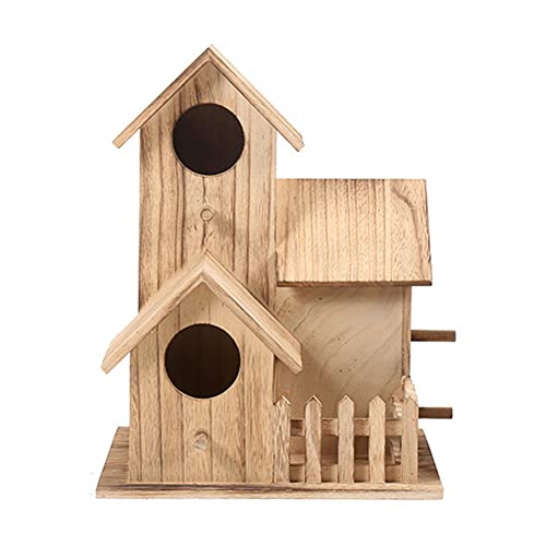 Vogelhaus im Freien - Vogelnest unfertig unlackiert, Wooden Birdhouse Bauen und bemalen Sie Birdhouse Wooden Arts für Mädchen und Jungen Fulenyi von Fulenyi