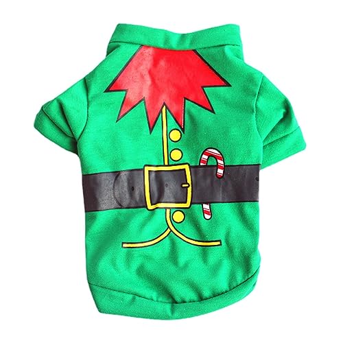 Weihnachtliche Hundekleidung | warmes Winterkostüm für Haustiere, Welpen, Baumwolle, hautfreundliches, weiches Haustierkleid, Welpen, Baumwoll-Kapuzenpullover für kleine und mittelgroße Hunde Weihnachtliche Hundekleidung | warmes Winterkostüm für Haustiere, Welpen, Baumwolle, hautfreundliches, weiches Haustierkleid, Welpen, Baumwoll-Kapuzenpullover für kleine und mittelgroße Hunde von Fulenyi