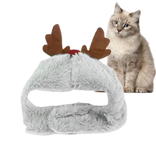 Weihnachtsoutfit für Katzen, niedliche Katzenmütze, Elch, Weihnachtskostüme, langlebig, weich und warm, für Aktivitäten mit Thema Halloween und Weihnachten Weihnachtsoutfit für Katzen, niedliche Katzenmütze, Elch, Weihnachtskostüme, langlebig, weich und warm, für Aktivitäten mit Thema Halloween und Weihnachten von Fulenyi