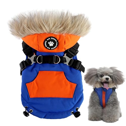 Wintermantel für Hunde mit Kapuze, warme Hundekleidung | Warme Hundekleidung mit Reißverschluss,Dicke Haustierbekleidung, Haustierkleidung für kaltes Wetter für Urlaub, Party, Alltag, Wintermantel für Hunde mit Kapuze, warme Hundekleidung | Warme Hundekleidung mit Reißverschluss,Dicke Haustierbekleidung, Haustierkleidung für kaltes Wetter für Urlaub, Party, Alltag, von Fulenyi