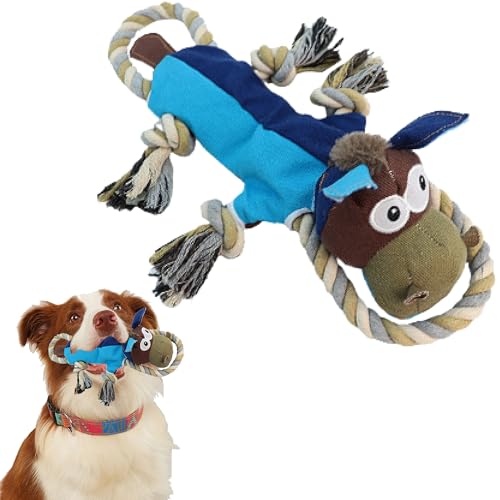 Fulundi Quietschendes Hundespielzeug mit Knisterpapier – Interaktives Tauziehen Spielzeug für Welpen & kleine, mittelgroße und große Hunde Langlebiges, gefülltes Plüschtier mit weichem Stoff, ideal Fulundi Quietschendes Hundespielzeug mit Knisterpapier – Interaktives Tauziehen Spielzeug für Welpen & kleine, mittelgroße und große Hunde Langlebiges, gefülltes Plüschtier mit weichem Stoff, ideal von Fulundi