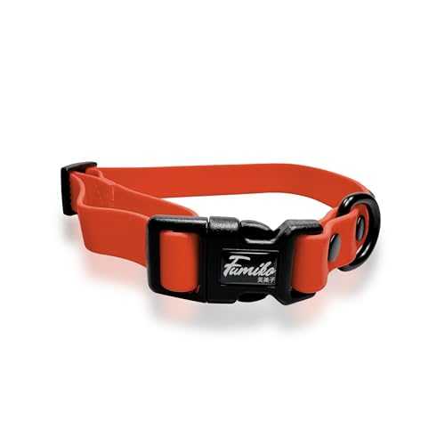 Fumiko® Hundehalsband aus Biothane versch.größen (Light Coral, M) von Fumiko
