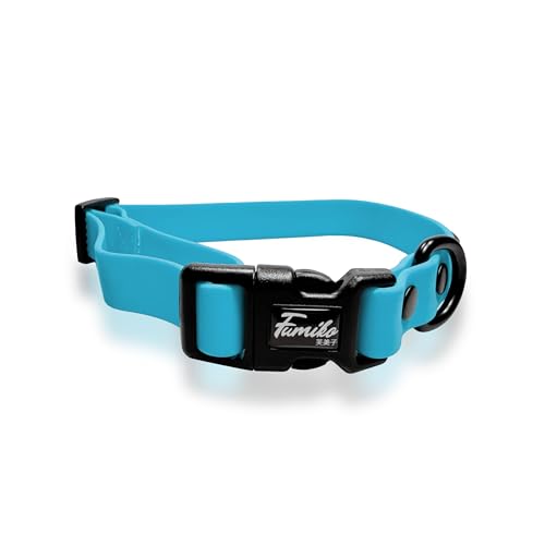 Fumiko® Hundehalsband aus Biothane versch.größen (Sam´s Blue, L-XL) von Fumiko