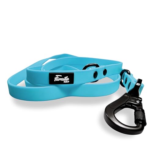 Fumiko Führleine Hundeleine aus Biothane 2 Meter mit Karabiner (Sam´s Blue) von Fumiko