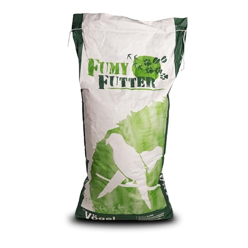 FumyFutter Garten- & Parkvogel, Premium - Vogelfutter Wildvögel ganzjährig ohne Schalen mit Erdnüssen, Sonnenblumenkernen und Rosinen - Ganzjahresfutter schalenlos - 20kg, 1x Sack von FumyFutter