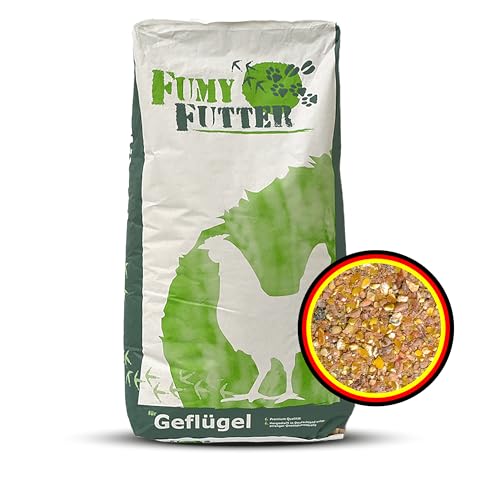 FumyFutter Legehennenvollmehl LVM - 25 ķg Hühnerfutter Geflügelfutter Legemehl - Legefutter für Hennen in der Legetätigkeit, Vitamin- und Mineralienreich für goldgelbe Dotter, 25kg, 1x Sack von FumyFutter