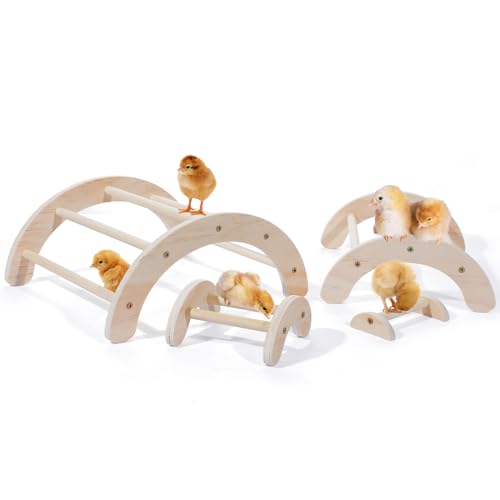Funabridge 4 stapelbare Hühnerwurzeln aus Holz, ideal für Hinterhofherden, Sitzstange für Hühner und Vögel Funabridge 4 stapelbare Hühnerwurzeln aus Holz, ideal für Hinterhofherden, Sitzstange für Hühner und Vögel von Funabridge