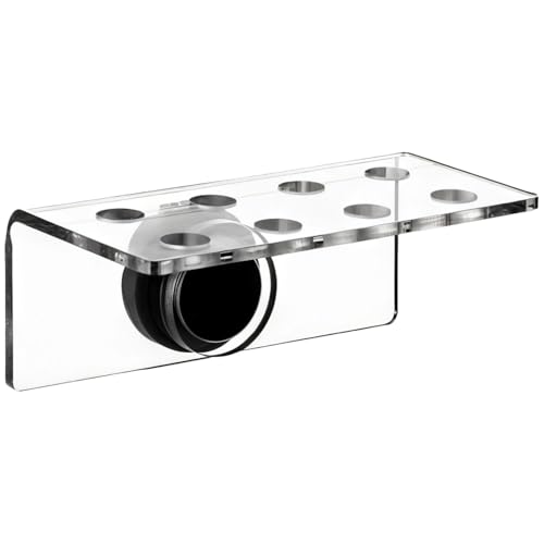 Funabridge Acryl-Korallen-Frag-Rack, 8-Loch-Korallenständer Crb-M-08, einfach klebende Einrichtung für Aquarien und Aquarien Funabridge Acryl-Korallen-Frag-Rack, 8-Loch-Korallenständer Crb-M-08, einfach klebende Einrichtung für Aquarien und Aquarien von Funabridge