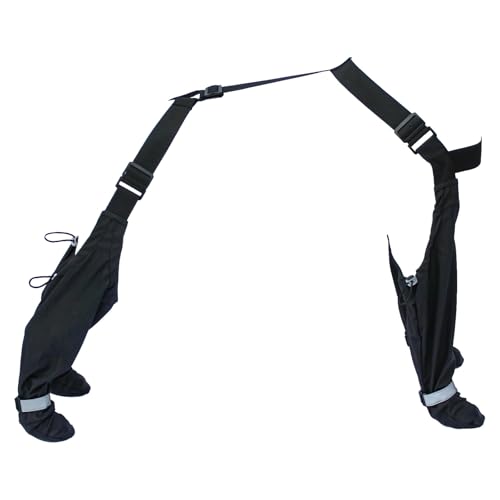 Funabridge Wasserdichte Winterstiefel für Hunde mit Hosenträgern, reflektierende verstellbare Riemen, rutschfeste Outdoor-Schuhe Funabridge Wasserdichte Winterstiefel für Hunde mit Hosenträgern, reflektierende verstellbare Riemen, rutschfeste Outdoor-Schuhe von Funabridge