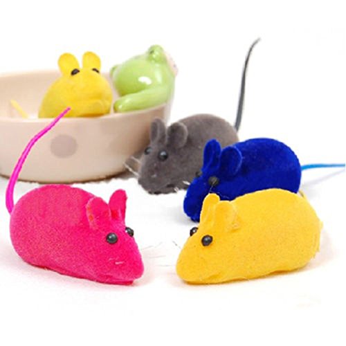 funie Süße Kunstleder Kleine Maus Lärm Sound Ratten Spielen Spielzeug für Haustier Katzen Hunde von Funie