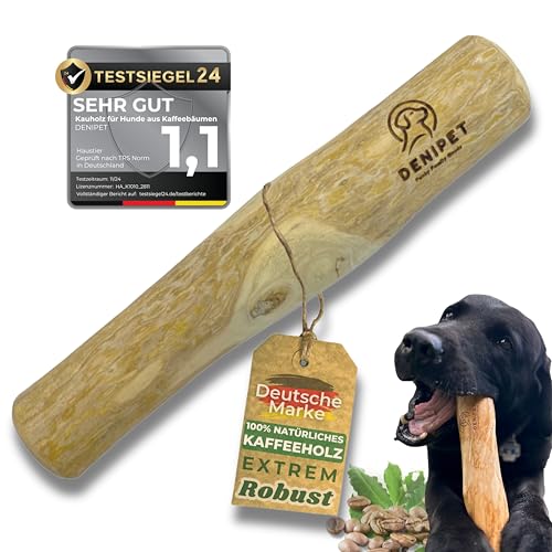 DENIPET® Kaffeeholz für Hunde & Welpen - Natürliches Kauholz, nachhaltiges Kauspielzeug Hund, robuster Kauknochen zur Zahnpflege, Hundespielzeug und Beschäftigung, Ideal als Welpenspielzeug, Größe L DENIPET® Kaffeeholz für Hunde & Welpen - Natürliches Kauholz, nachhaltiges Kauspielzeug Hund, robuster Kauknochen zur Zahnpflege, Hundespielzeug und Beschäftigung, Ideal als Welpenspielzeug, Größe L von Funky Family Goods