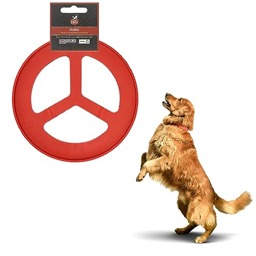 FunkyPaw ELBOY & POOCH® PP Hunde-Fliegenscheibe | Frisbee Interaktives Wurfspielzeug | 8? 20 cm | Ungiftiges Recyclingmaterial | Kauspielzeug für Welpen, robust | Haustier-Training im Freien von FunkyPaw