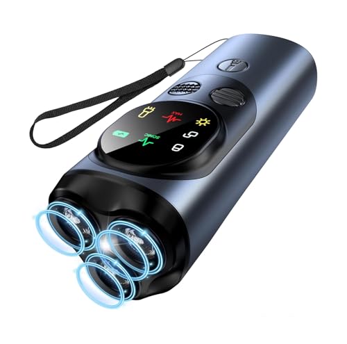 Anti Bell Gerät Hunde, Antibell Ultraschall Gerät mit 3 Sendern, Antibell für Hunde mit 2 Modi und LED-Licht, 30 Fuß Langes Handgerät zum Hundegebell Stoppen für das Training Innen Außenbereich Anti Bell Gerät Hunde, Antibell Ultraschall Gerät mit 3 Sendern, Antibell für Hunde mit 2 Modi und LED-Licht, 30 Fuß Langes Handgerät zum Hundegebell Stoppen für das Training Innen Außenbereich von Funthy