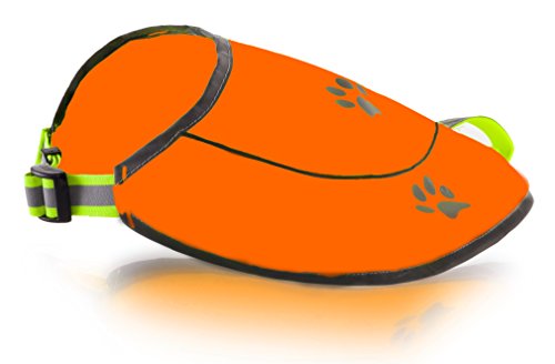Hundeweste Sicherheit reflektierende-Hunting Wasserdichte Weste für beste Sicht bei Tag und Nacht mit Verschlüsse, Steckverbinder Komfortable einstellbare Größe XS S M L XL XXL Orange/Gelbe(XS,Orange) Hundeweste Sicherheit reflektierende-Hunting Wasserdichte Weste für beste Sicht bei Tag und Nacht mit Verschlüsse, Steckverbinder Komfortable einstellbare Größe XS S M L XL XXL Orange/Gelbe(XS,Orange) von Funtone Colors