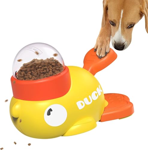 2-in-1 Interaktives Hunde-Puzzle-Spielzeug, langsamer Feeder, sicherer und langlebiger Hundefutter-Leckerli-Futterspender für kleine & mittelgroße Hunde, fördert IQ-Training und Unterhaltung von Funvalley Surperfect