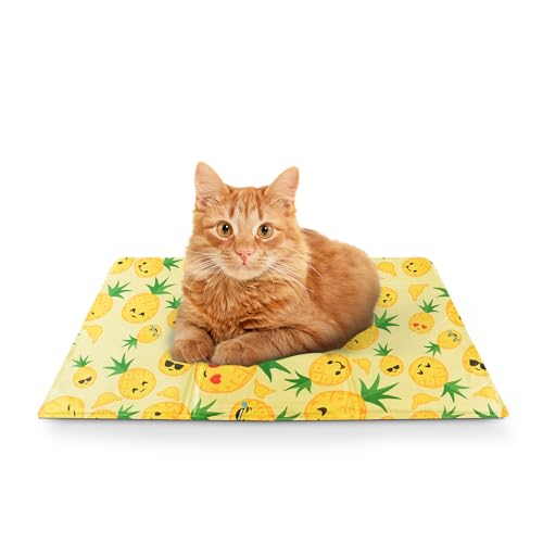 FurDreams Kühlmatte für Haustiere, selbstkühlende Matte für Hunde, Katzen, um Überhitzung während der Ruhe und des Schlafes zu verhindern, wärmeabsorbierendes und wasserdichtes Gelkissen, um EIS im von FurDreams