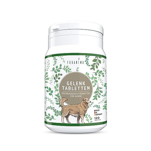Furanima | Hüft- & Gelenktabletten Hunde, Grünlippmuschel & Teufelskralle, Welpen & Senioren, Made in Germany - 120 STK. Furanima | Hüft- & Gelenktabletten Hunde, Grünlippmuschel & Teufelskralle, Welpen & Senioren, Made in Germany - 120 STK. von Furanima