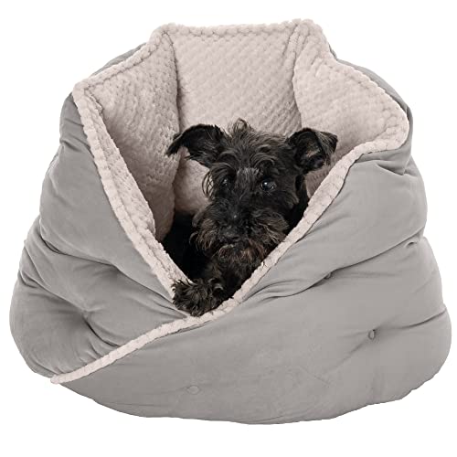 Furhaven 24" Round Medium Dog Bed Minky Plush & Velvet Calming Hug Nest, Washable - Silver Gray, 24-inch Furhaven 24" Round Medium Dog Bed Minky Plush & Velvet Calming Hug Nest, Washable - Silver Gray, 24-inch von Furhaven