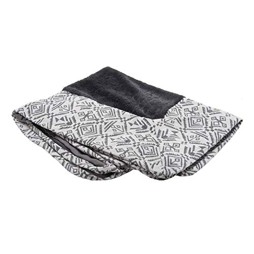 Furhaven Ersatz-Hundebettbezug aus Plüsch und Südwest-Kelim-Dekor, Sofa-Stil, maschinenwaschbar, Bouldergrau, Größe S Furhaven Ersatz-Hundebettbezug aus Plüsch und Südwest-Kelim-Dekor, Sofa-Stil, maschinenwaschbar, Bouldergrau, Größe S von Furhaven