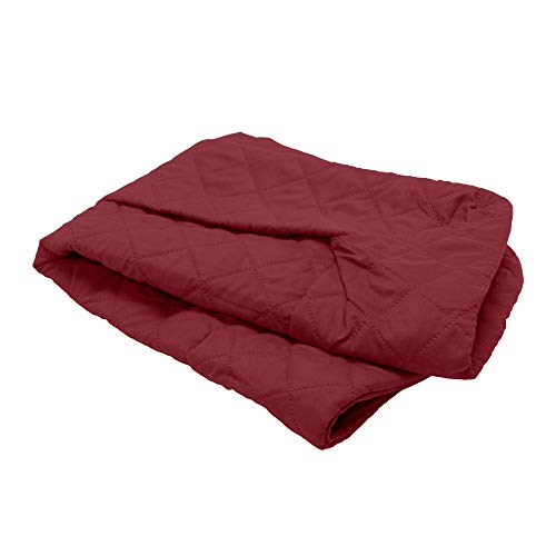 Furhaven Ersatz-Hundebettbezug, gesteppt, Sofa-Stil, maschinenwaschbar, Weinrot, Größe M Furhaven Ersatz-Hundebettbezug, gesteppt, Sofa-Stil, maschinenwaschbar, Weinrot, Größe M von Furhaven