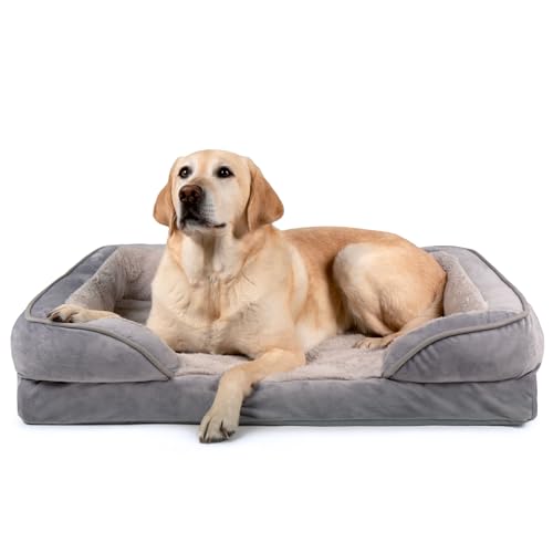 Furhaven Haustier-Hundebett, Große Hundebetten für Große Hunde, Mittlere Kleine Hundebetten für Mittlere Kleine Hunde, Hundebett für Kisten, Sofa und Couch von Furhaven