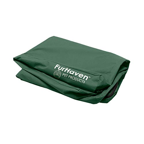 Furhaven Ersatzbezug für Hundebett, wasserabweisend, für drinnen und draußen, Logo-Druck, Wald, groß Furhaven Ersatzbezug für Hundebett, wasserabweisend, für drinnen und draußen, Logo-Druck, Wald, groß von Furhaven