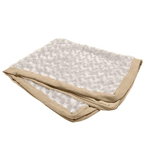 Furhaven Ersatzbezug für Hundebett, aus Kunstfell und Wildleder, besonders weich, Größe L, cremefarben Furhaven Ersatzbezug für Hundebett, aus Kunstfell und Wildleder, besonders weich, Größe L, cremefarben von Furhaven