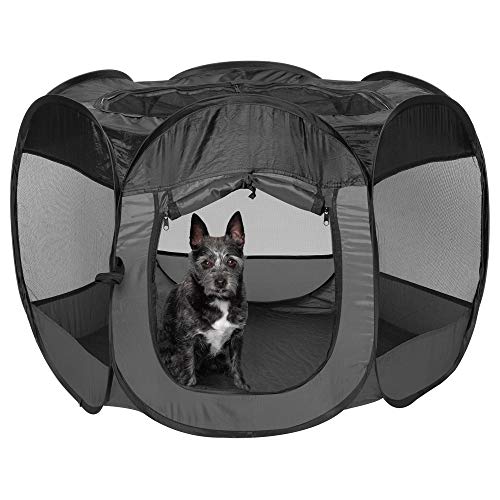 Furhaven Pop Up Playpen Pet Tent Playground - Gray, Small von Furhaven